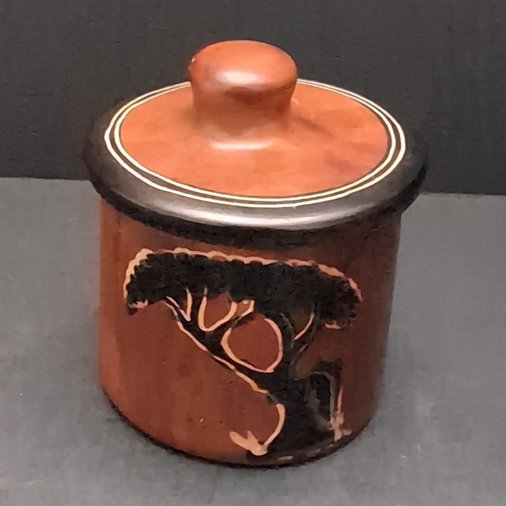 Kuku Hut,Hand carved Brown Stone Sugar And Creamer Set with Tray. - Picture 6 of 16